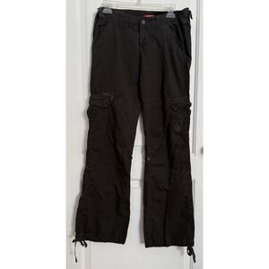 VINTAGE Y2K Unionbay JUNIORS SIZE 7 Mid Rise Cargo Pants 90s grunge utility